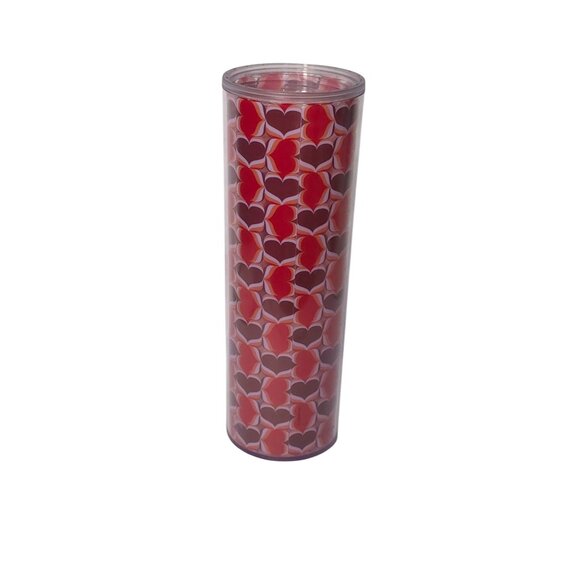 Starbucks Valentines Day Red & Pink Hearts 16 Oz / 473 Ml Tumbler With Lid - Picture 3 of 7